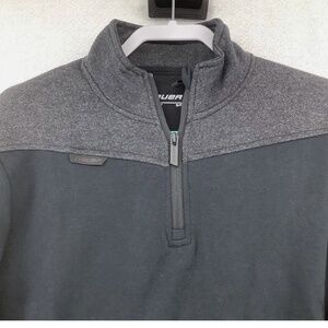 Bauer Men’s Quarter Zip Pullover Sweatshirt | Small | Hockey Training Top